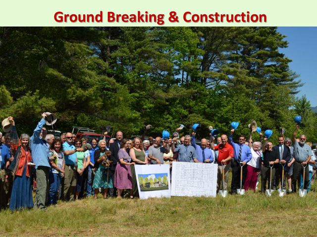 Over 200 people came to the groundbreaking